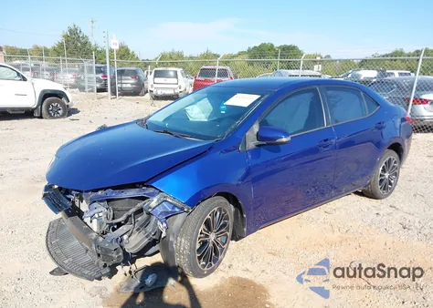 2015 Toyota Corolla S Plus from USA, damaged, VIN 2T1BURHE8FC376090